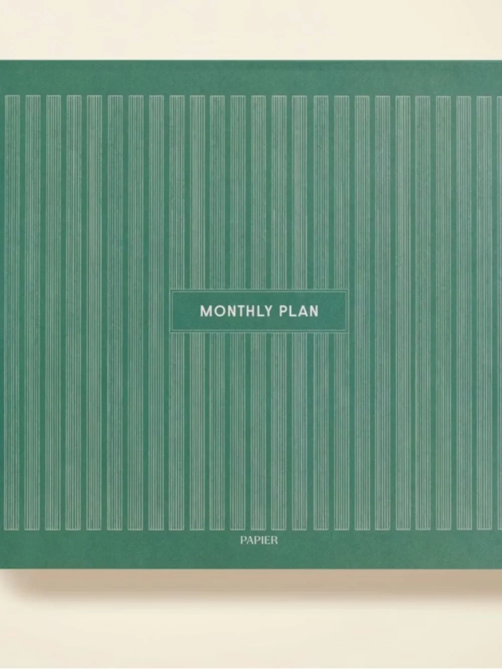 Papier Monthly Desk Pad Undated
